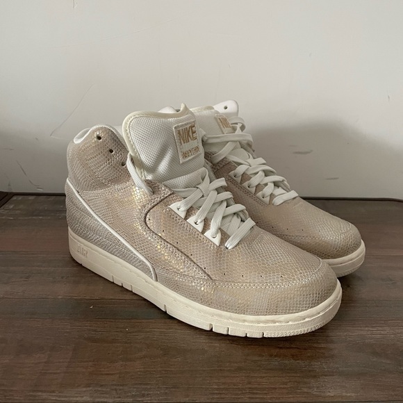 NIKE AIR PYTHON PREMIUM HI SNEAKER TRAINER SPORT MEN SHOES SNAKE SKIN SIZE 8 - Picture 2 of 7